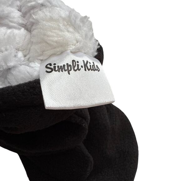SimpliKids Fleece Sherpa Lined Rocket Kids Winter Hat & Mittens Set 5-7 Years - Picture 4 of 9